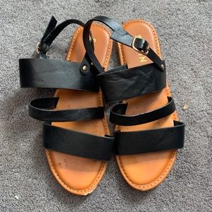 Black Sandals size 7.5
